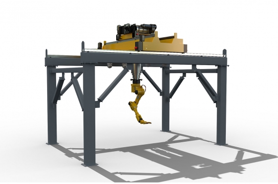 10軸空中抓舉桁架機器人